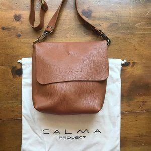 Calma Brown Leather Handbag